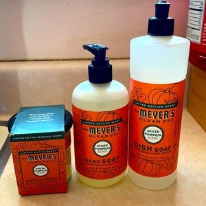 Mrs.Myers set of 3 Spiced Pumpkin set